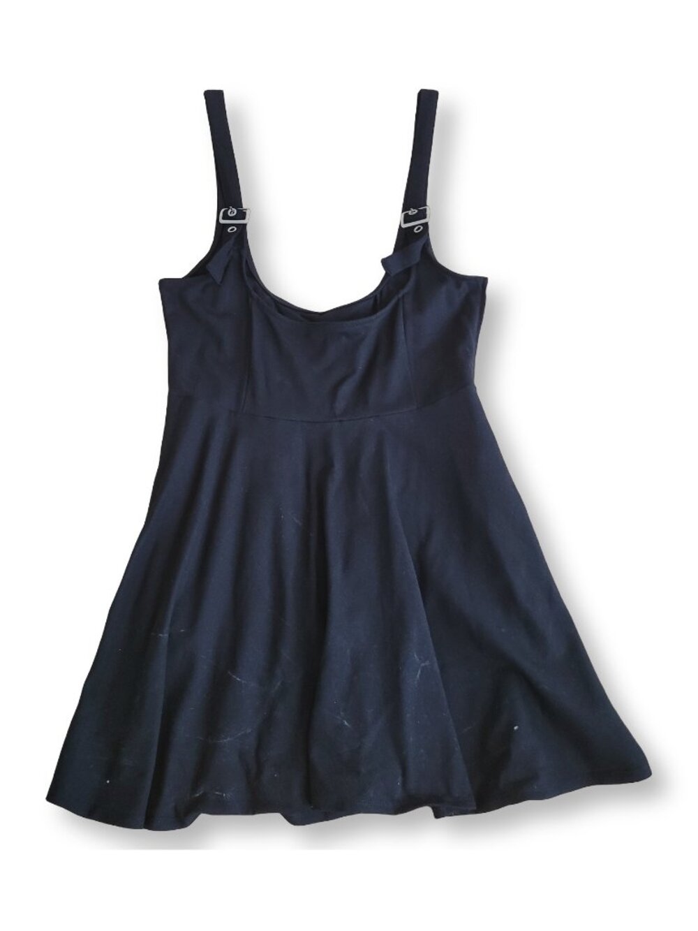 Women's Black Belted Mini Dress (size OS)
